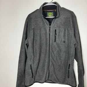 Gray Timberland Fleece Jacket Sz Large